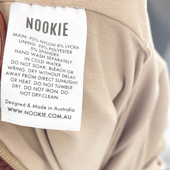 Nookie Chocolate Mecca Mini Dress Size S NWOT - Picture 10 of 10